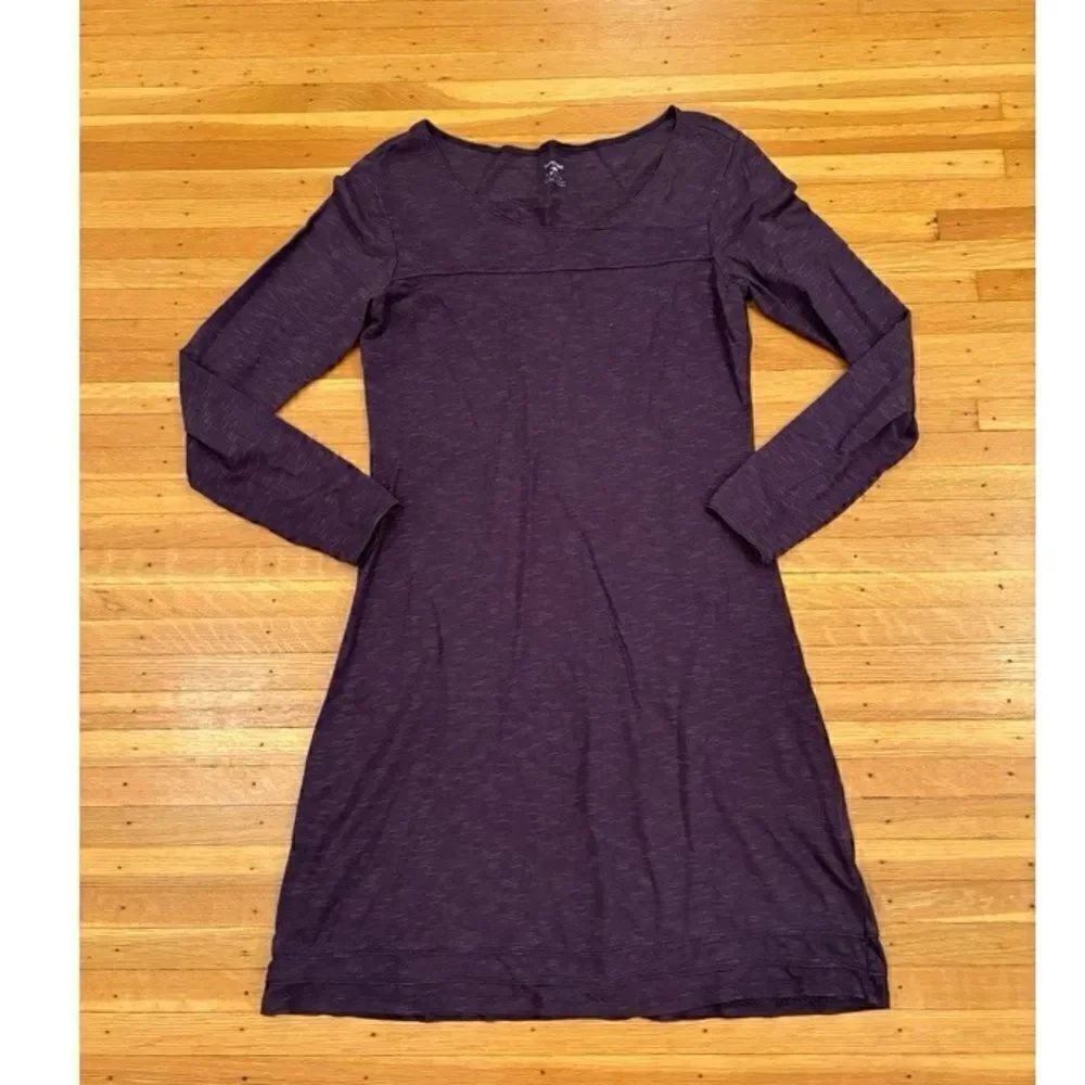 Horny Toad purple heathered long sleeve dress